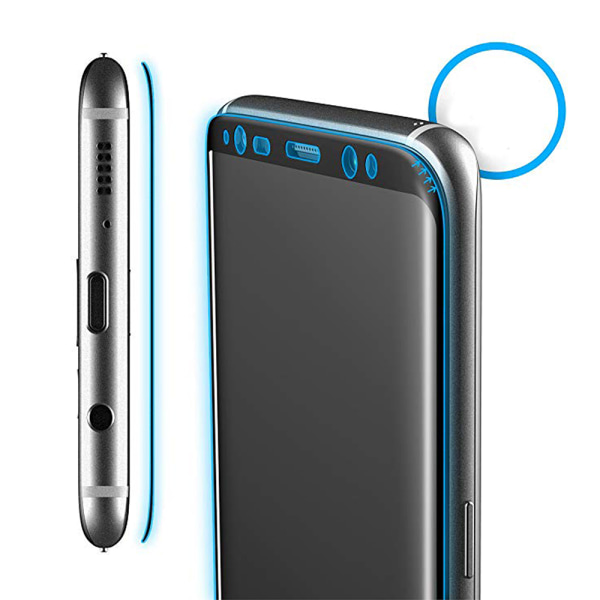 MyGuard 3D näytönsuoja Samsung Galaxy S9Plus -puhelimelle Transparent/Genomskinlig