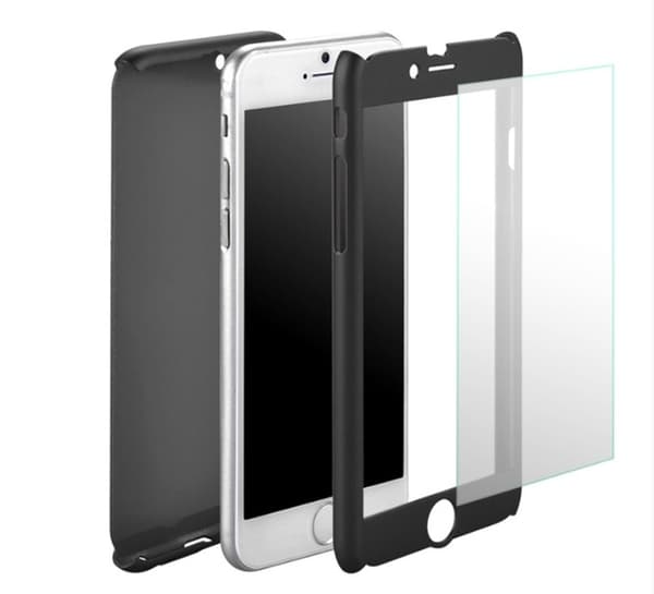 Stilrent Skyddsfodral f�r iPhone 6/6S  (Fram och bak) Grå