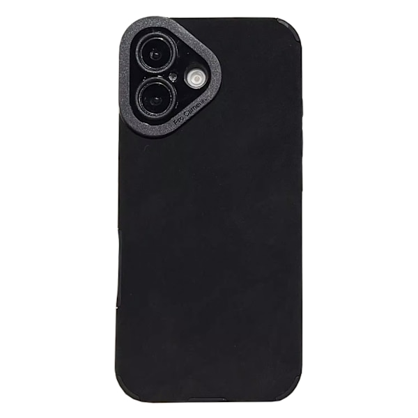iPhone 16 Plus  Silikonskal i 8 Färger med Skydd för Kameran Mörkgrå