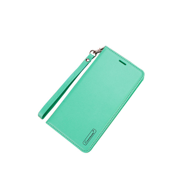 Elegant deksel med lommebok fra Hanman - iPhone 8 Plus Mint