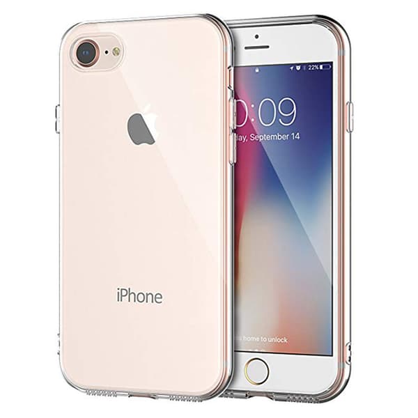 iPhone 6/6S - Tyylikäs silikonikuori Transparent