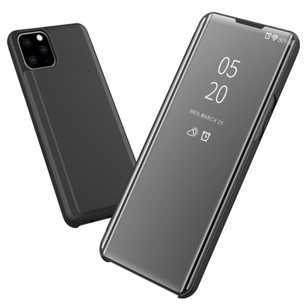 iPhone 15 - Stilsäkert Smart LEMAN Fodral Svart