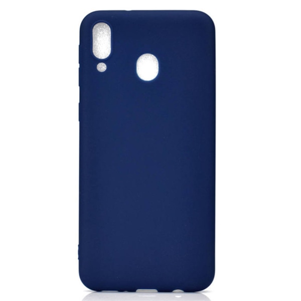 Samsung Galaxy A40 - Stilfuldt silikonecover Mörkblå