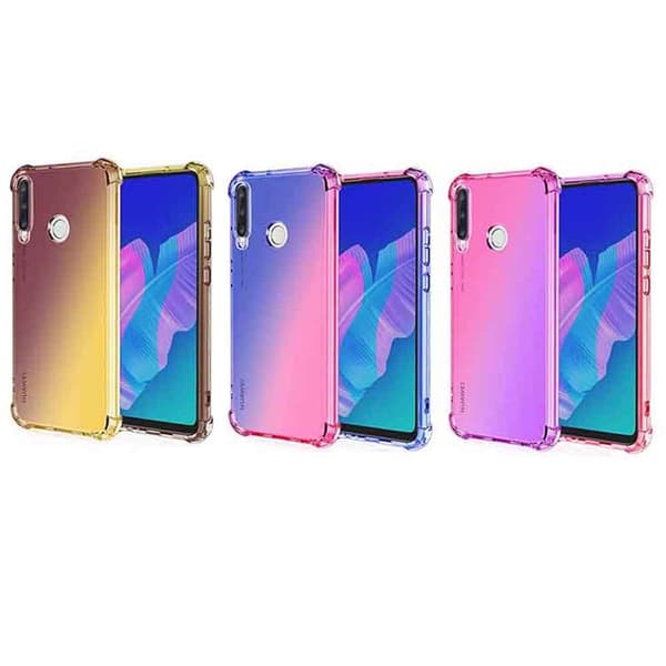 Silikonskal - Huawei P40 Lite E Blå/Rosa Blå/Rosa