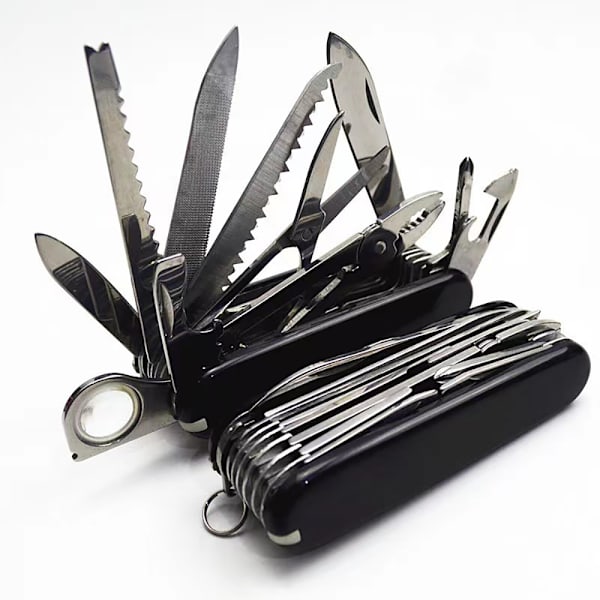 Professionell Multifunktionell 30-1 Fickkniv Swiss Army Knife Orange