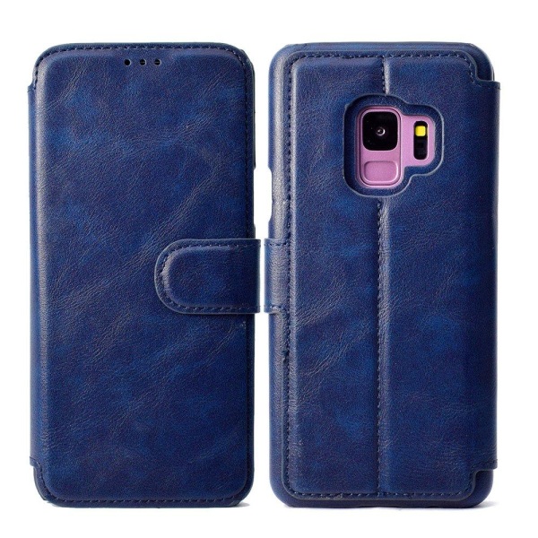 Samsung Galaxy S9+ - Praktisk lommebokdeksel Blå