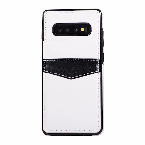 Samsung Galaxy S10 Plus - Skal med Kortfack Blå