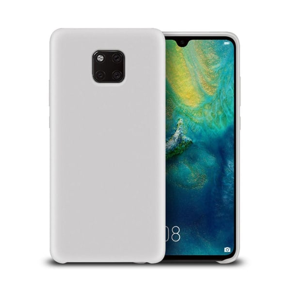 Huawei Mate 20 Pro - Stilsäkert Silikonskal (NKOBEE) Vit Vit