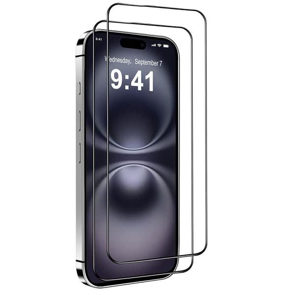 iPhone 17 Pro Max Skärmskydd  2.5D Glas, Fullt Face ID-stöd