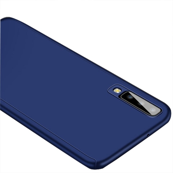 Samsung Galaxy A70 - Praktisk beskyttelsesveske med full deksel (FLOVEME) Blå