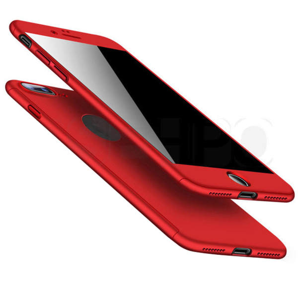 Smart Elegant Skyddsfodral till iPhone 7 PLUS (Fram och baksida) Svart