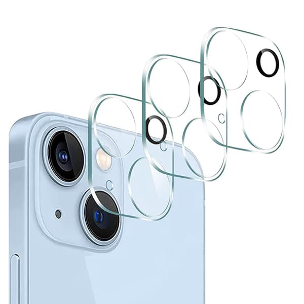 iPhone 14 Plus Kameralinsskydd Standard HD 0,3mm Transparent