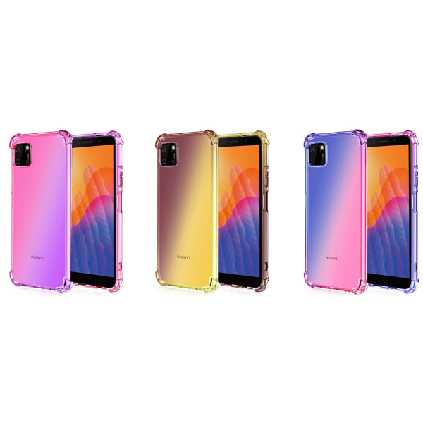 Huawei Y5p - Genomt�nkt Skyddsskal i Silikon FLOVEME Transparent/Genomskinlig