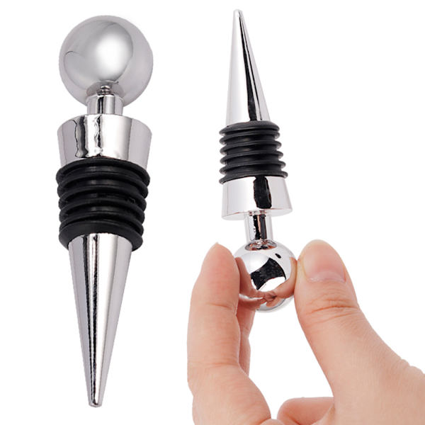Praktiskt Effektfull Vinpropp Vinkork Silver