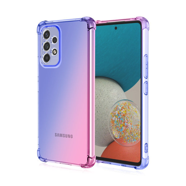 Samsung Galaxy A53 5G - Stilig beskyttende Floveme-deksel Rosa/Lila