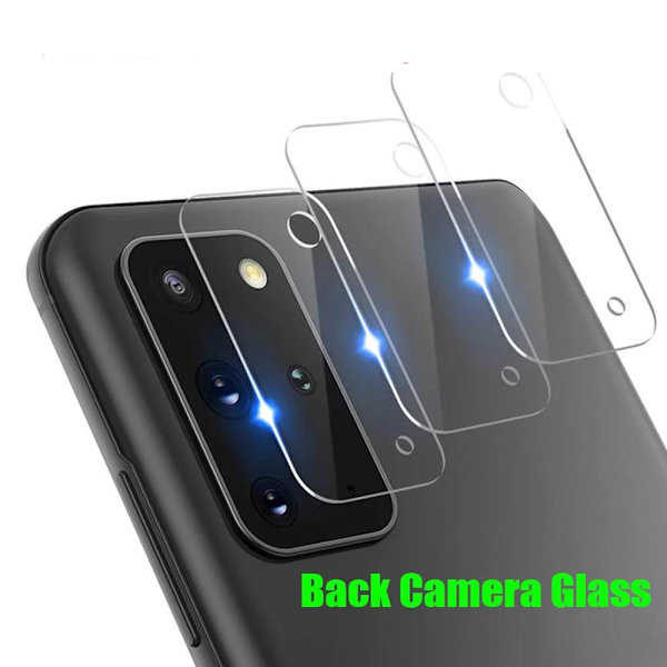 S20 Plus 2.5D Högkvalitativt HD-Clear Ultratunt Kameralinsskydd Transparent/Genomskinlig
