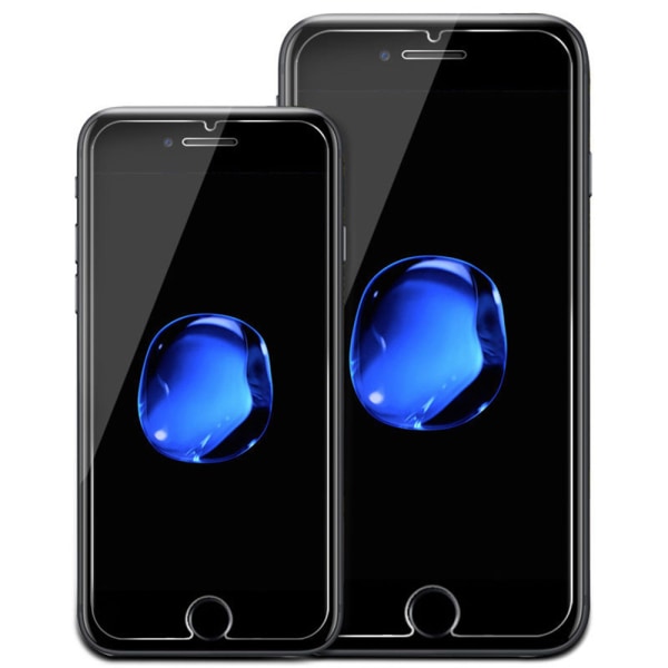 iPhone 8 2-PACK Näytönsuoja 9H 0,3mm Transparent/Genomskinlig
