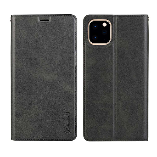iPhone 11 Pro Max - Professionellt Plånboksfodral Hanman Svart