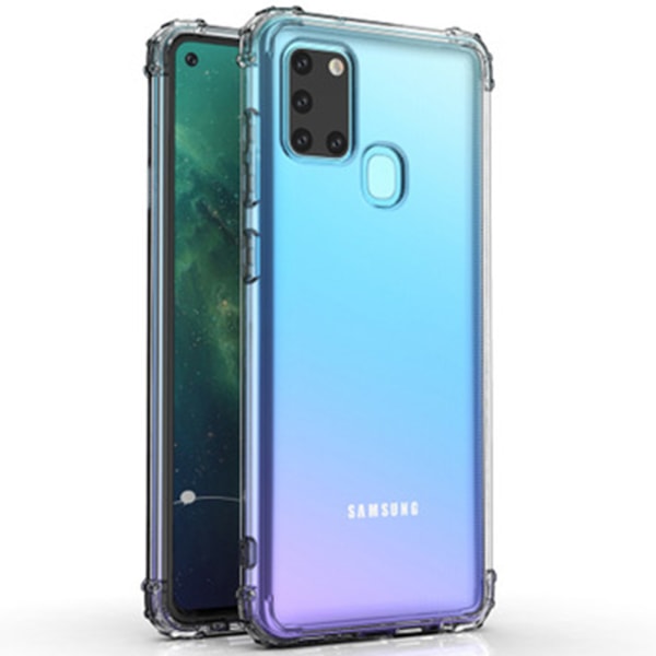 Samsung Galaxy A21S - Silikonskal Transparent/Genomskinlig