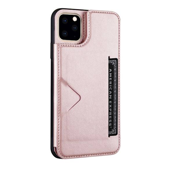iPhone 11 Pro Max - Elegant Hanman Skal med Kortfack Svart