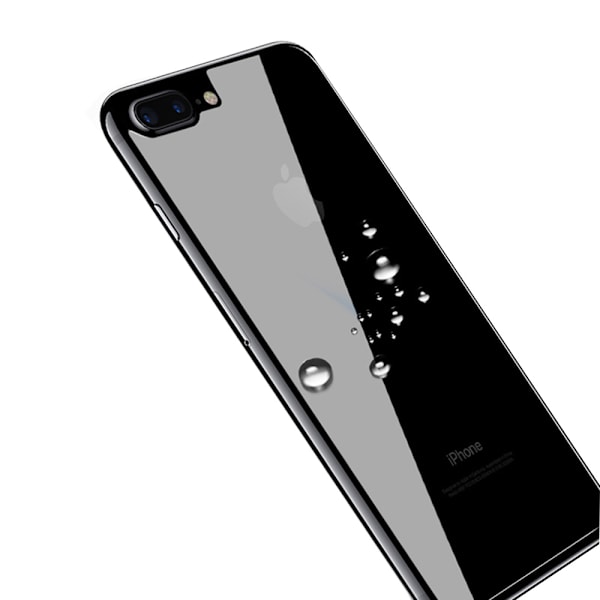 iPhone 8+ Baksida Skärmskydd 9H Screen-Fit HD-Clear. Transparent/Genomskinlig