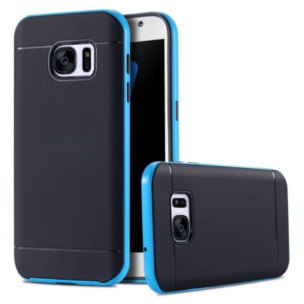 Shockproof skal till Samsung Galaxy S7 Edge NANO-HYBRID ORGINAL Silver/Grå