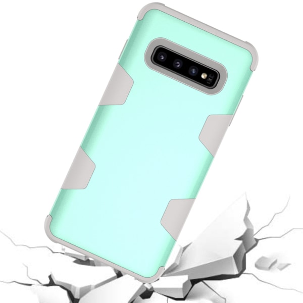 Samsung Galaxy S10E - Cover Aquablå/Grå