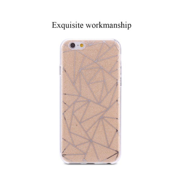 Crystal-skal från Snowflake till iPhone 6/6S plus (ORIGINAL) Crystalgrå