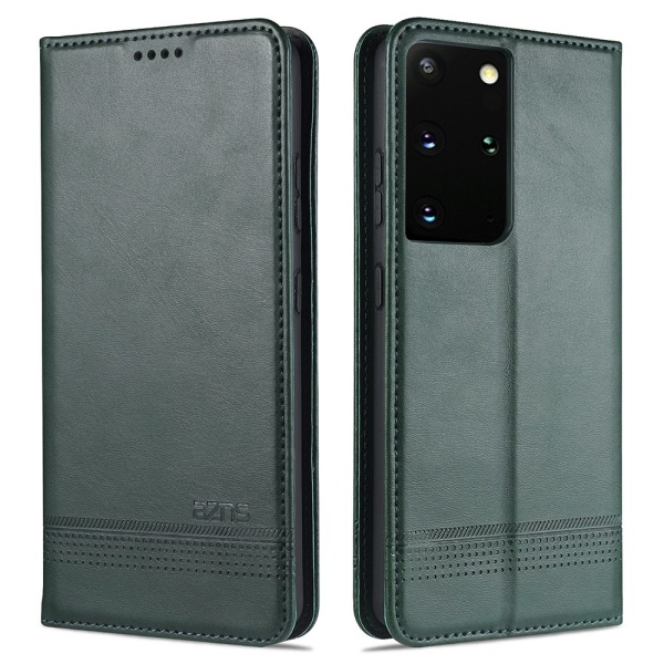 Samsung Galaxy S21 Ultra - Käytännöllinen Tyylikäs YAZUNSHI Lompakko f Mörkbrun