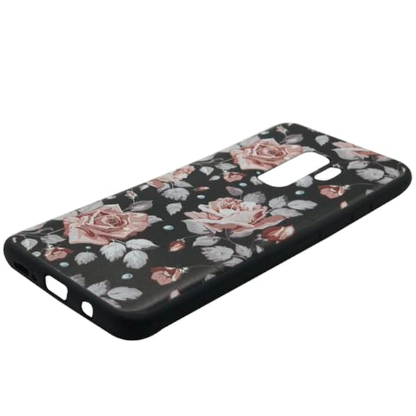 Blommiga Skyddsskal för Samsung Galaxy S9 Plus monivärinen 3