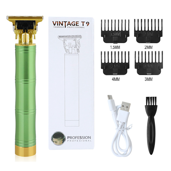 Smidig Professionell Hög Kvalitet Rakapparat / Trimmer Grön