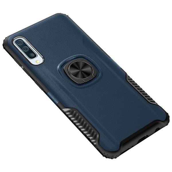 Samsung Galaxy A50 - Skyddande Skal med Ringhållare Petrol