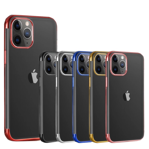 iPhone 13 Pro Max - Skyddande Silikonskal (Floveme) Röd