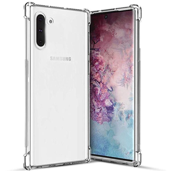 Samsung Galaxy Note 10 - Robust Skyddsskal i Silikon Transparent/Genomskinlig