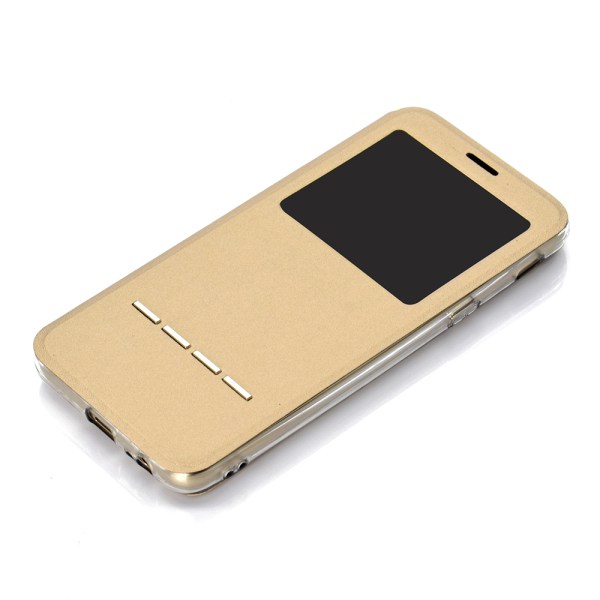 Elegant Smartfodral (LEMAN) - Samsung Galaxy J6 2018 Guld Guld