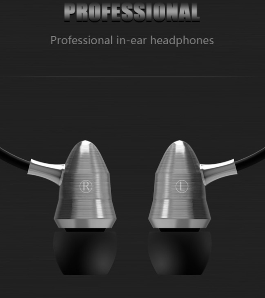 QKZ X6 Hörlurar (Metal-Version) Earphone In-ear Silver/Grå