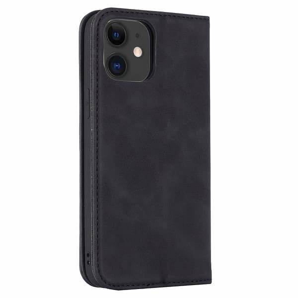 iPhone 12 - Plånboksfodral (FLOVEME) Svart
