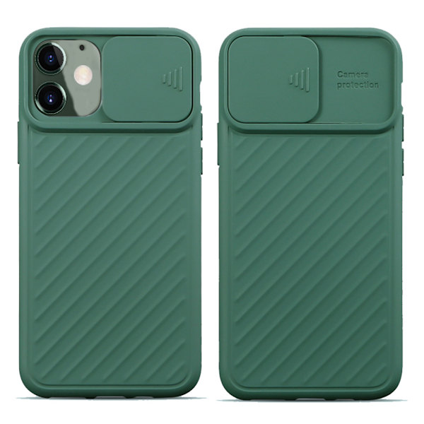 Skal med Kamera Skydd - iPhone 11 Röd