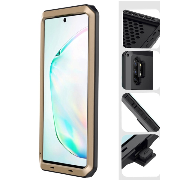 Samsung Galaxy Note10+ - Slittåligt Aluminium Skal Vit Vit
