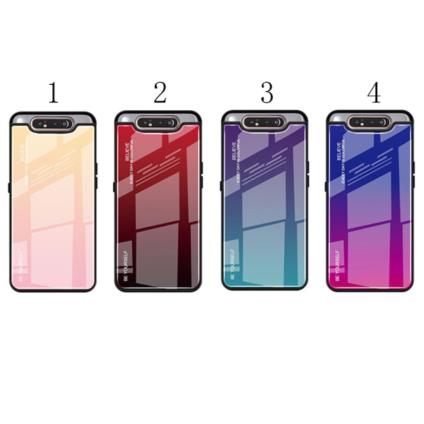 Samsung Galaxy A80 - Eksklusivt stilfuldt cover (NKOBEE) flerfarvet 3