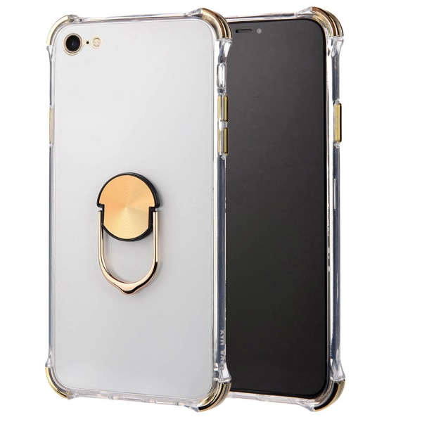 iPhone 6/6S - Praktiskt Skal med Ringhållare Silver