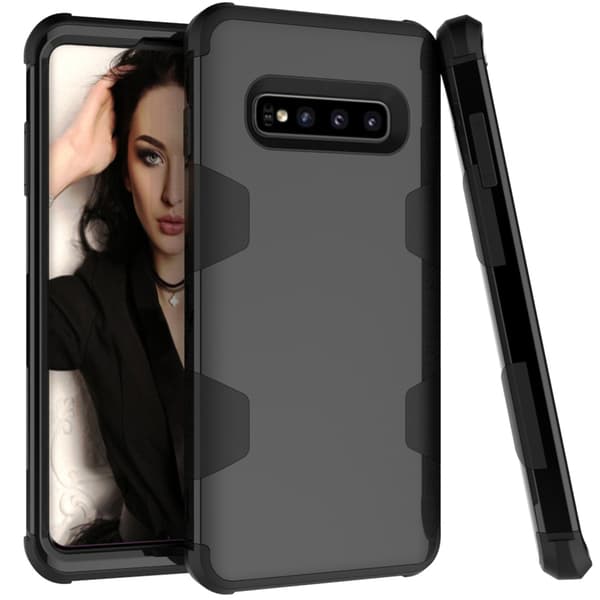 Samsung Galaxy S10E - Skal Grå/Orange Grå/Orange
