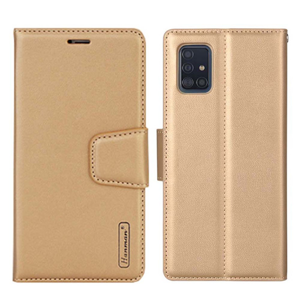 Samsung Galaxy A51 - Stilfuldt Hanman Wallet etui Roséguld