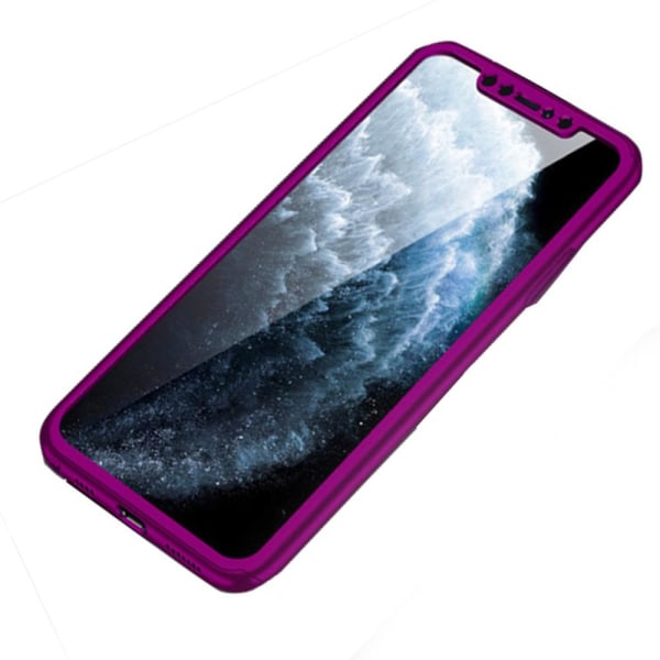 iPhone 12 - Tyylikäs kaksipuolinen suojakuori (FLOVEME) Blå