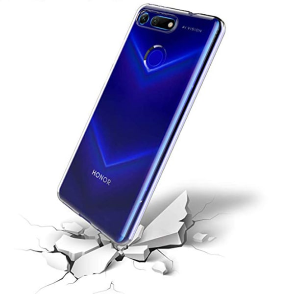 Huawei Honor View 20 - Skyddande Silikonskal (FLOVEME) Transparent/Genomskinlig