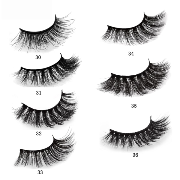 Patie-Minerals Real Mink Lashes (HOT - SHADOW) Guld nr 30