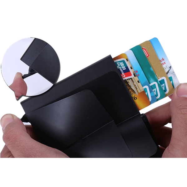 Eksklusiv kortholder fra ROYBEN (RFID & NFC beskyttelse) Brun
