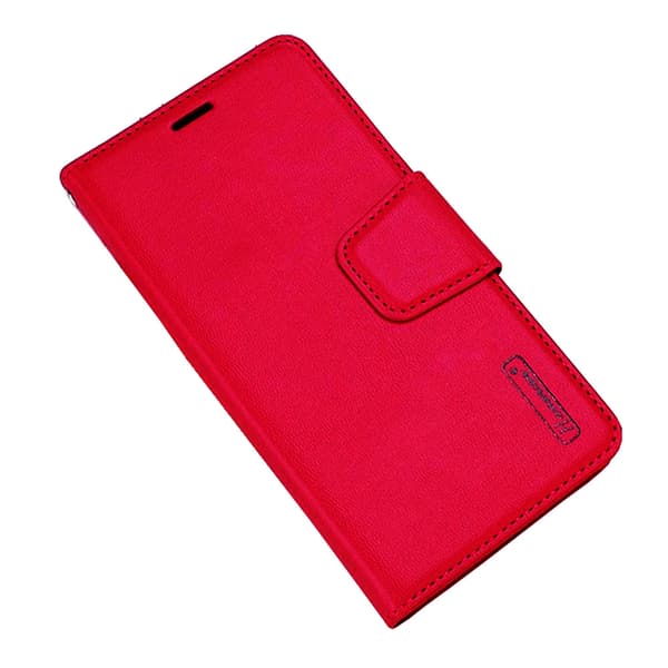 Hanman MILL PU-Läderfodral kompatibelt med iPhone 16 Pro Svart