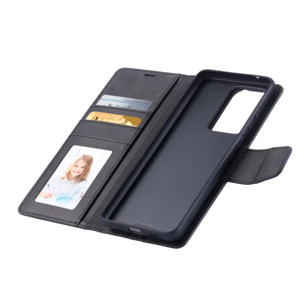 Samsung Galaxy S20 Ultra - Hanman Practical Wallet Cover Roséguld