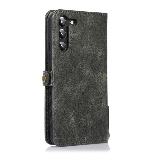 Samsung Galaxy S23 Plus - ZLEEP Dual Function Wallet Cover Brun